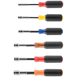 Colour-Coded Hollow-Shaft Heavy-Duty Nut Driver Set, 6-PieceImage