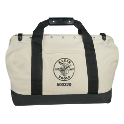 5003-20 Tool Bag, Canvas with Leather Bottom, 15 Pockets, 50.8 cm