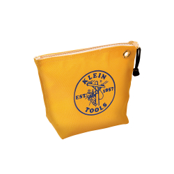 5539YEL Zippered Bag, Canvas Tool Pouch, 25.4 cm, Yellow