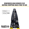 1009 Klein-Kurve™ Long-Nose Wire Stripper, Wire Cutter, Crimping Tool Image 3