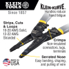 1009 Klein-Kurve™ Long-Nose Wire Stripper, Wire Cutter, Crimping Tool Image 1