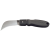 44005 Lockback Knife, 6.7 cm Hawkbill Blade, Black Handle Image