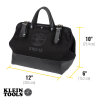 510212BLK Tool Bag, Black Canvas, 30.5 cm Image 2