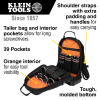 55421BP14 Tradesman Pro™ Tool Bag Backpack, 39 Pockets, Black, 36.8 cm Image 2