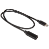 62807 USB-C Male to Female Cable, 0.5 m Image
