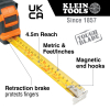 9375 Tape Measure, 7.5 m, Magnetic Double-Hook Image 1