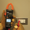 CL312 Clamp Meter, HVAC Digital AC Auto-Ranging Tester, 400 Amp with Temp Image 2