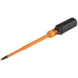 6946INS Slim-Tip 1000V Insulated Screwdriver, #2 Square, 6-Inch Round Shank Image 