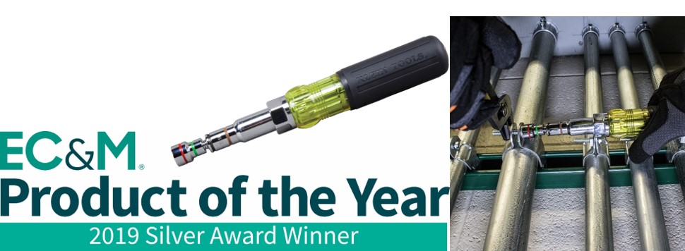 EC&M Product of the Year - Klein Tools 7-in-1 Nut Driver (32807MAG)